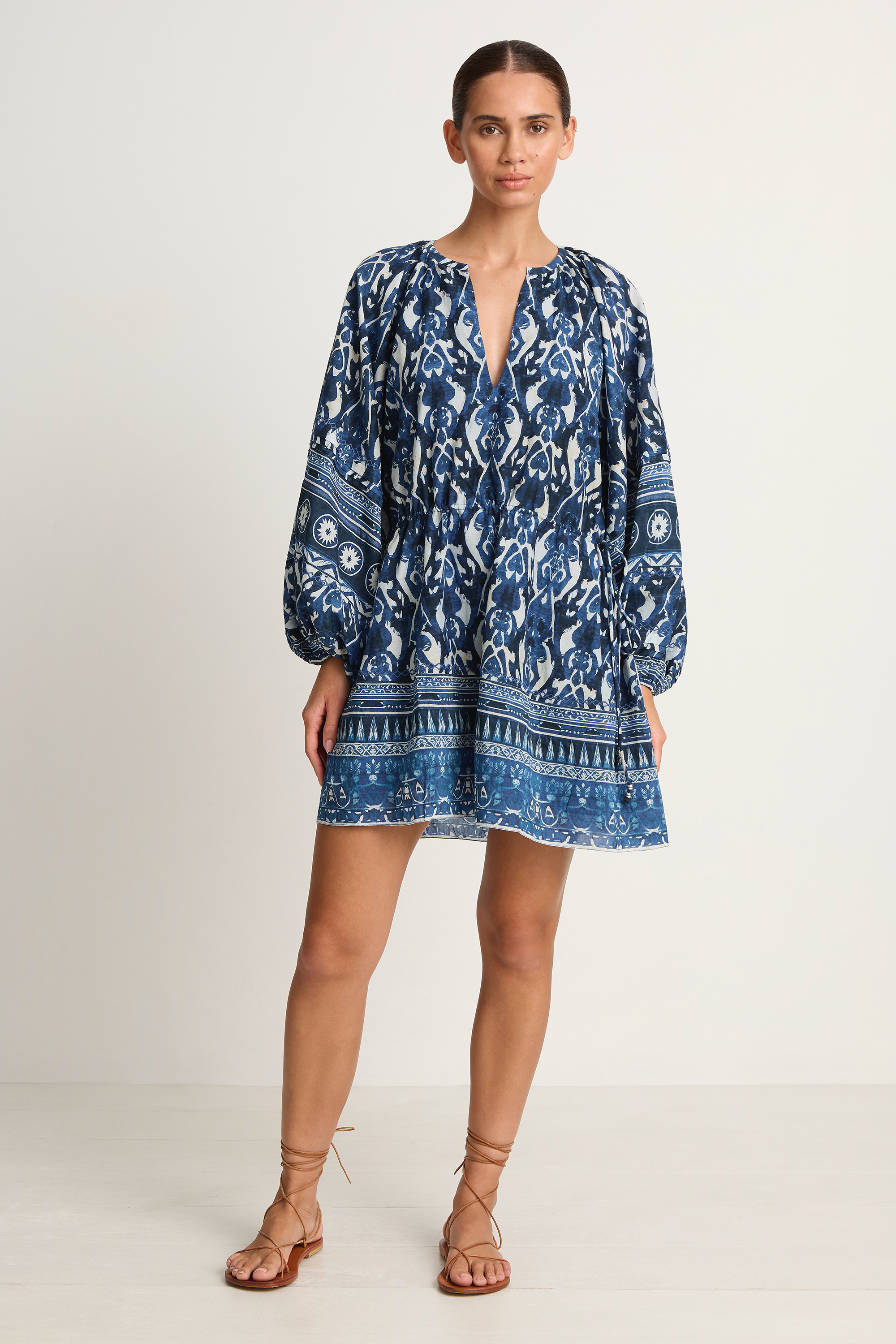 Maria Cher Delancey Vito Short Dress - Blue Vibes