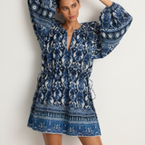 Maria Cher Delancey Vito Short Dress - Blue Vibes