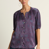 Natalie Martin Violet Top - Heritage Floral Amethyst