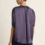 Natalie Martin Violet Top - Heritage Floral Amethyst