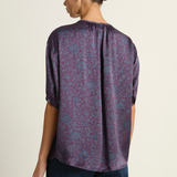 Natalie Martin Violet Top - Heritage Floral Amethyst