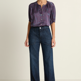 Natalie Martin Violet Top - Heritage Floral Amethyst