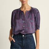 Natalie Martin Violet Top - Heritage Floral Amethyst