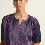 Natalie Martin Violet Top - Heritage Floral Amethyst