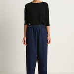 Pas De Calais Natural Denim Easy Pants - Indigo