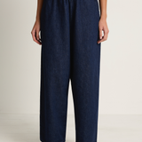 Pas De Calais Natural Denim Easy Pants - Indigo