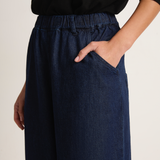 Pas De Calais Natural Denim Easy Pants - Indigo