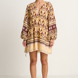 Maria Cher Delancey Vito Short Dress - Yellow Vibes