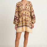 Maria Cher Delancey Vito Short Dress - Yellow Vibes