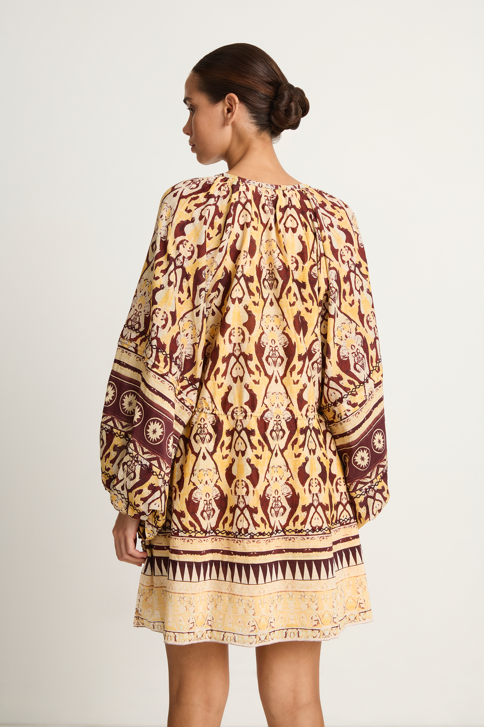 Maria Cher Delancey Vito Short Dress - Yellow Vibes