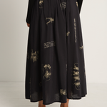 Pas De Calais Animal Concert Print Skirt - Black