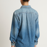 Shaina Mote Essential Denim Button Down - Vintage Indigo