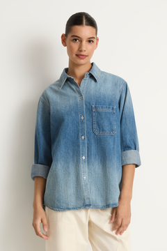 Shaina Mote Essential Denim Button Down - Vintage Indigo