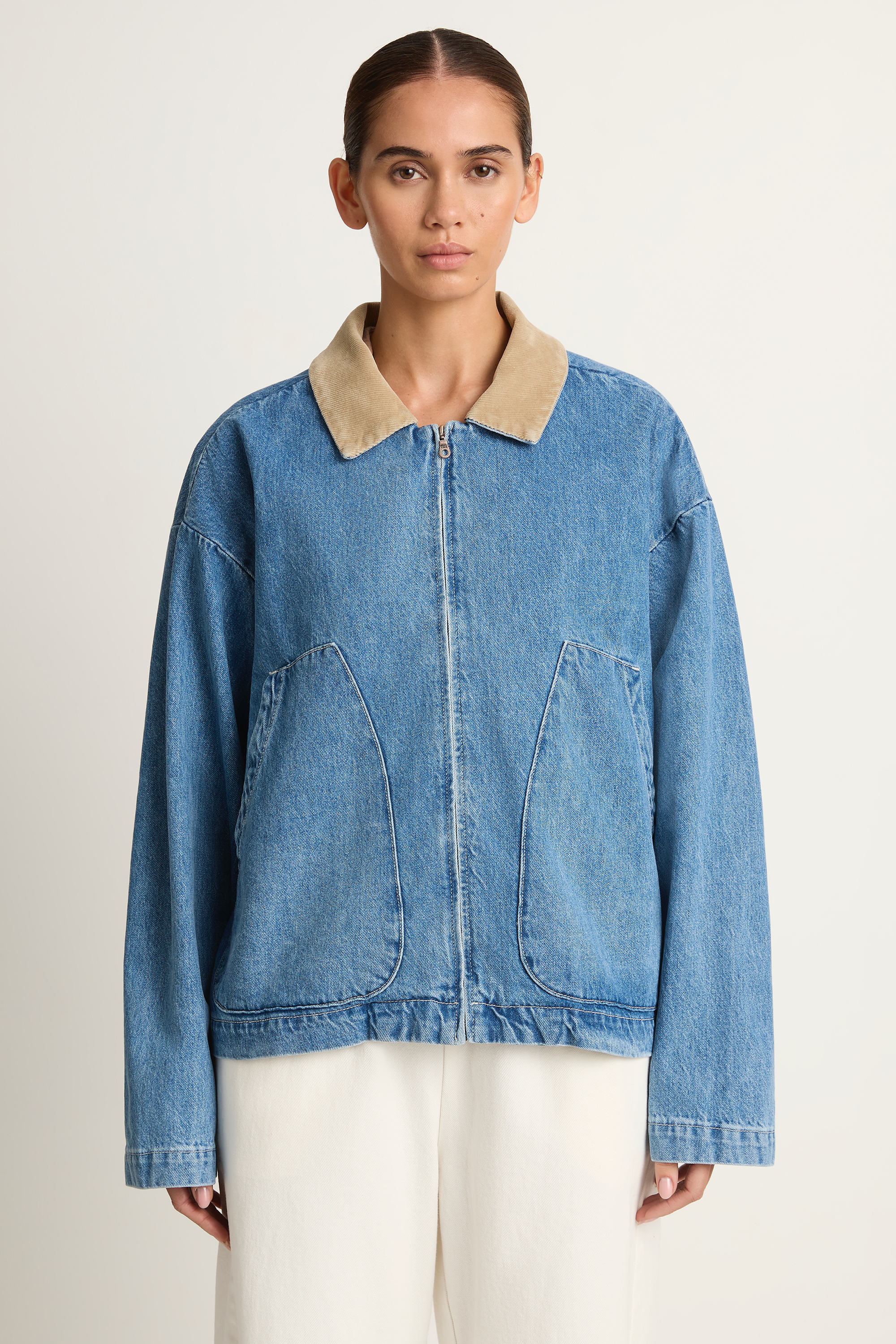 Shaina Mote Studio Coat - Medium Blue