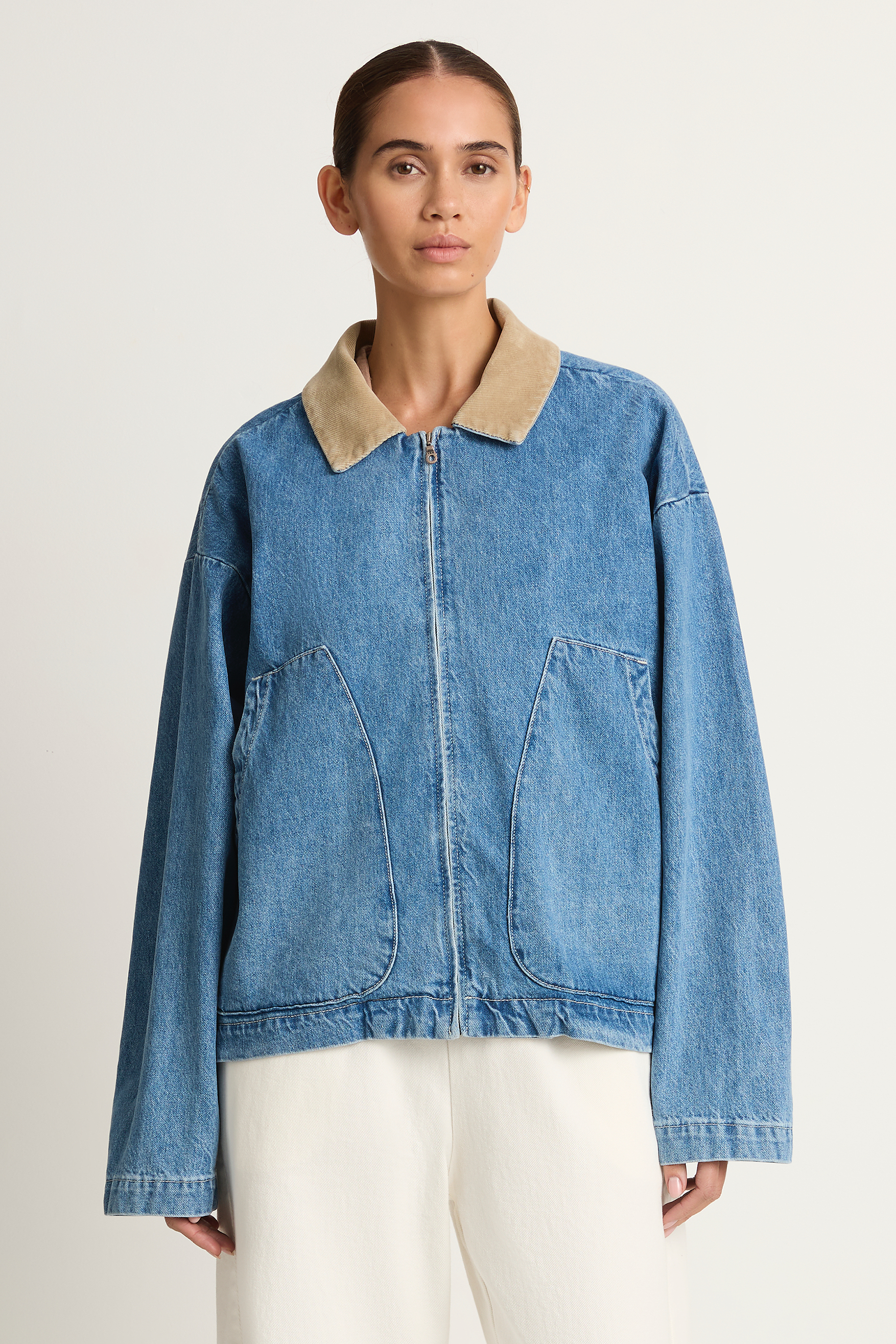 Shaina Mote Studio Coat - Medium Blue