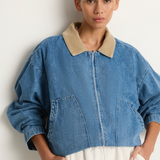 Shaina Mote Studio Coat - Medium Blue