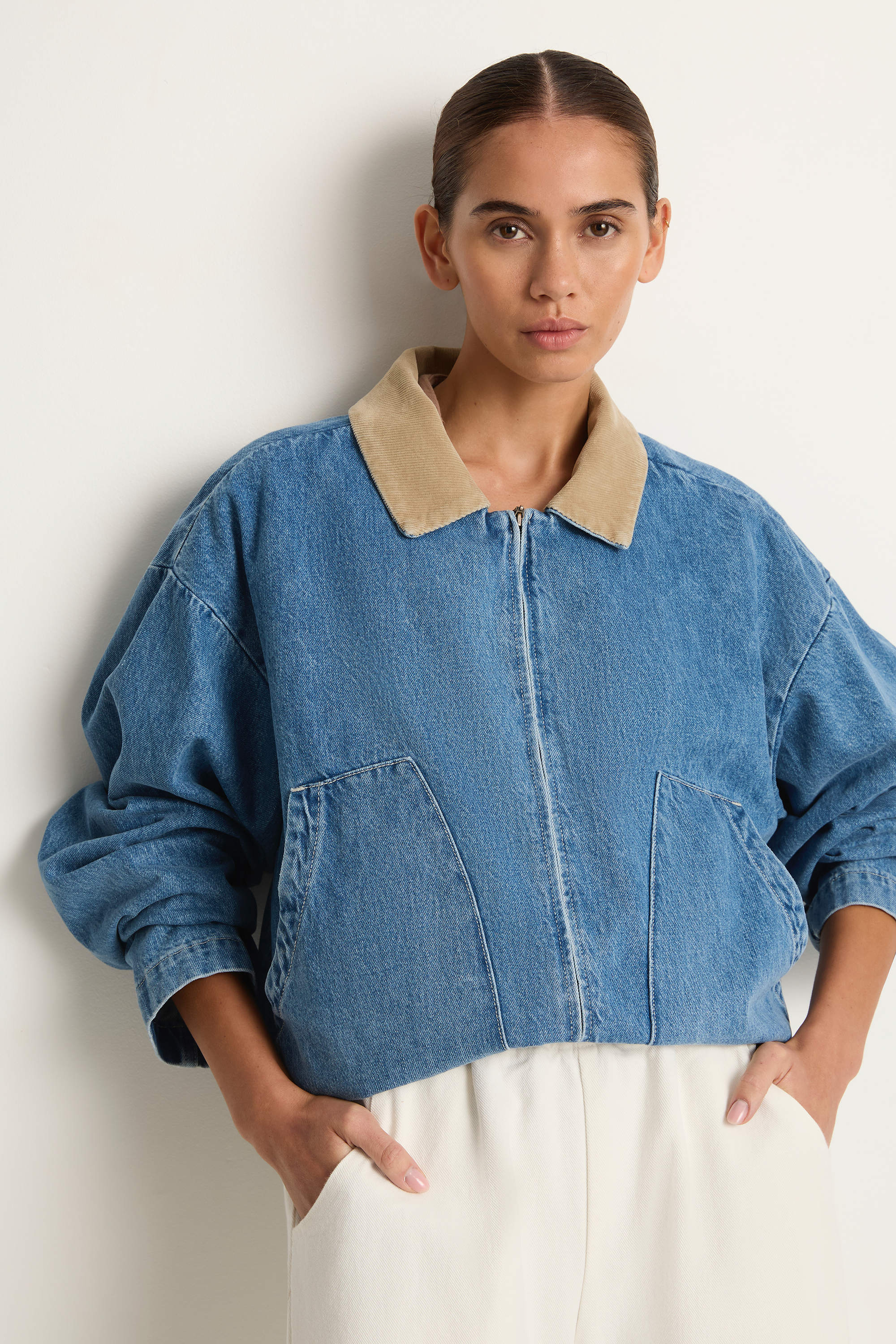 Shaina Mote Studio Coat - Medium Blue