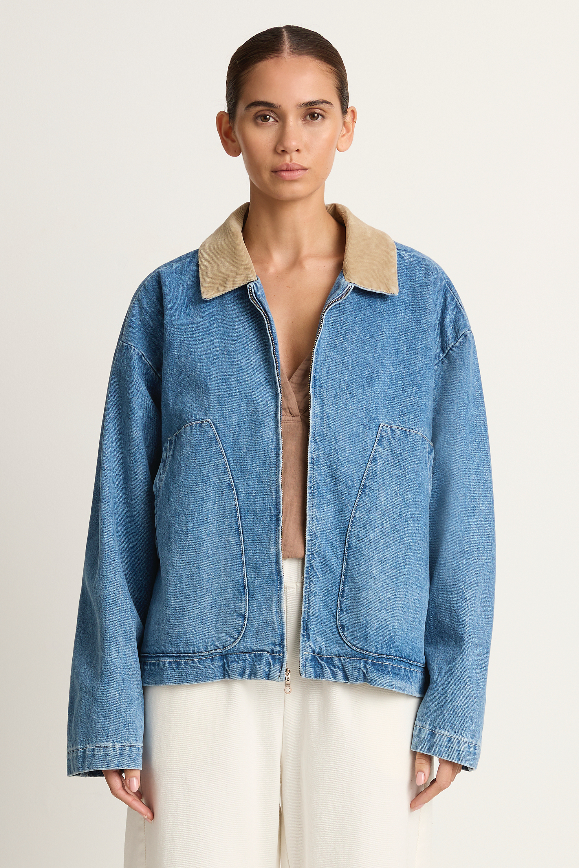 Shaina Mote Studio Coat - Medium Blue