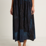 Pas De Calais Tsugihagi Print Skirt - Navy