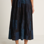 Pas De Calais Tsugihagi Print Skirt - Navy