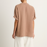 Xirena Avery Top - Ash Brown