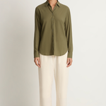 Xirena Beau Shirt - Olive Smoke
