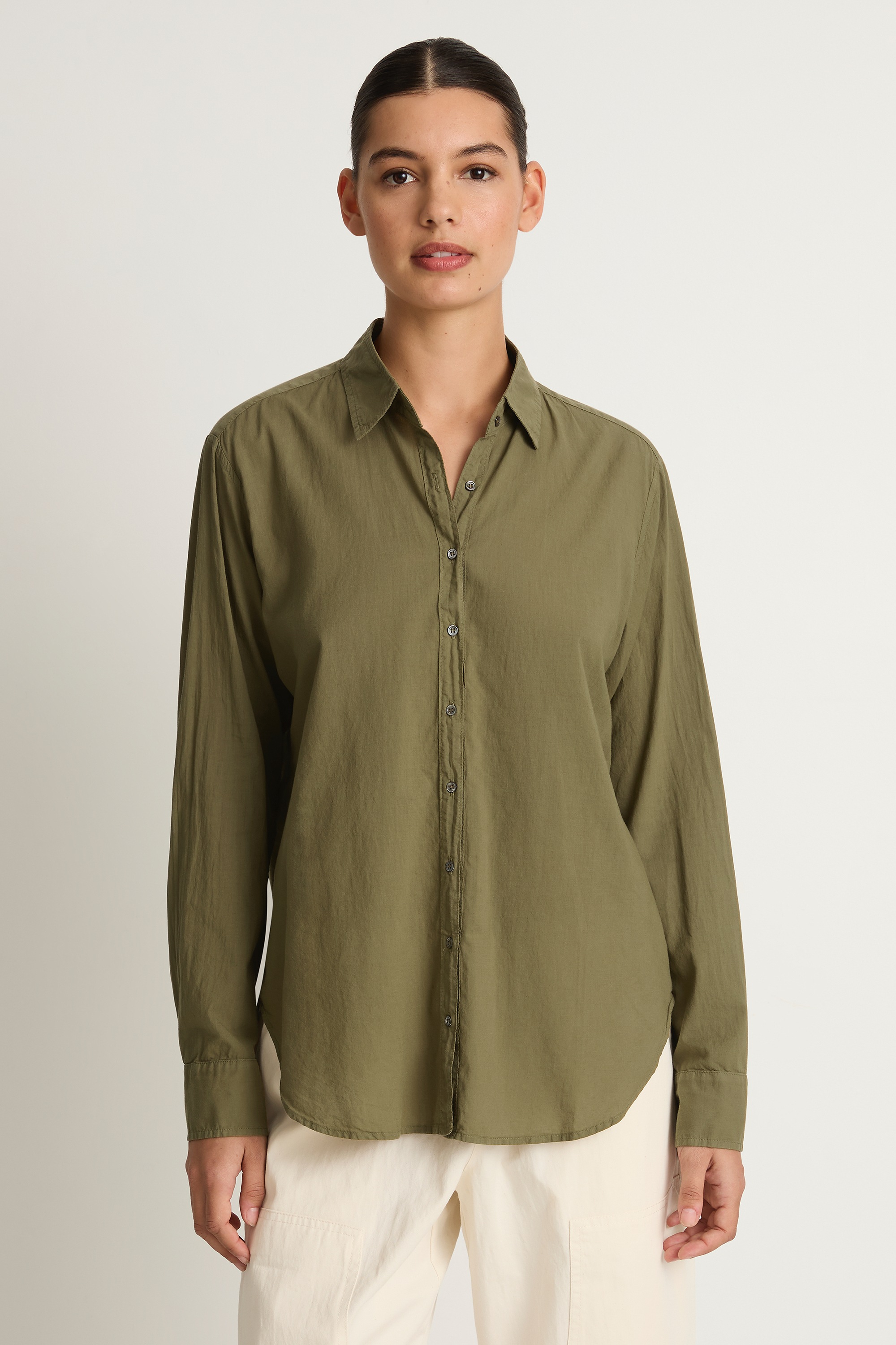 Xirena Beau Shirt - Olive Smoke