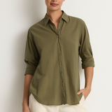 Xirena Beau Shirt - Olive Smoke
