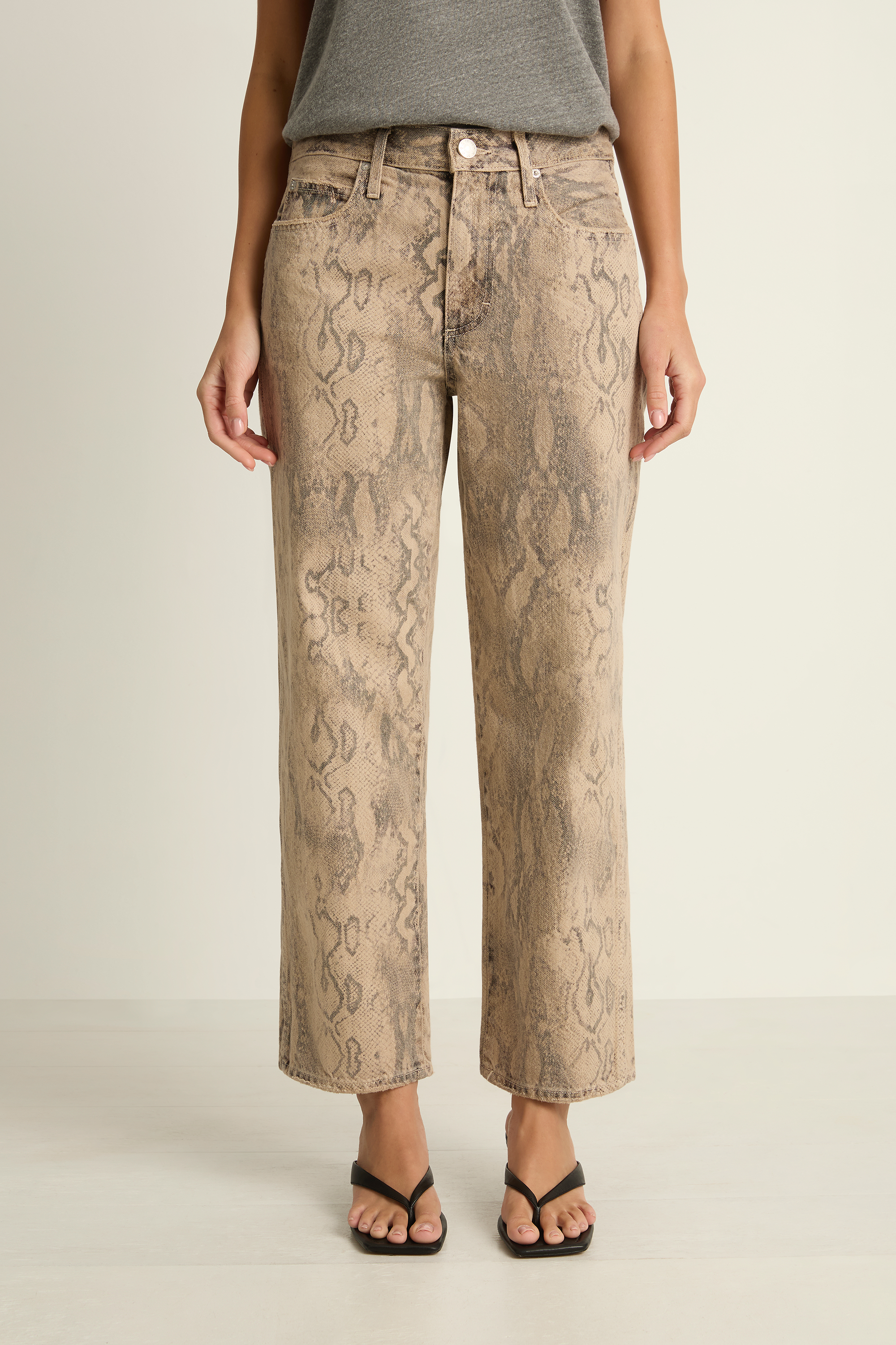 AMO Denim Billie Jeans - Python Cloud Grey