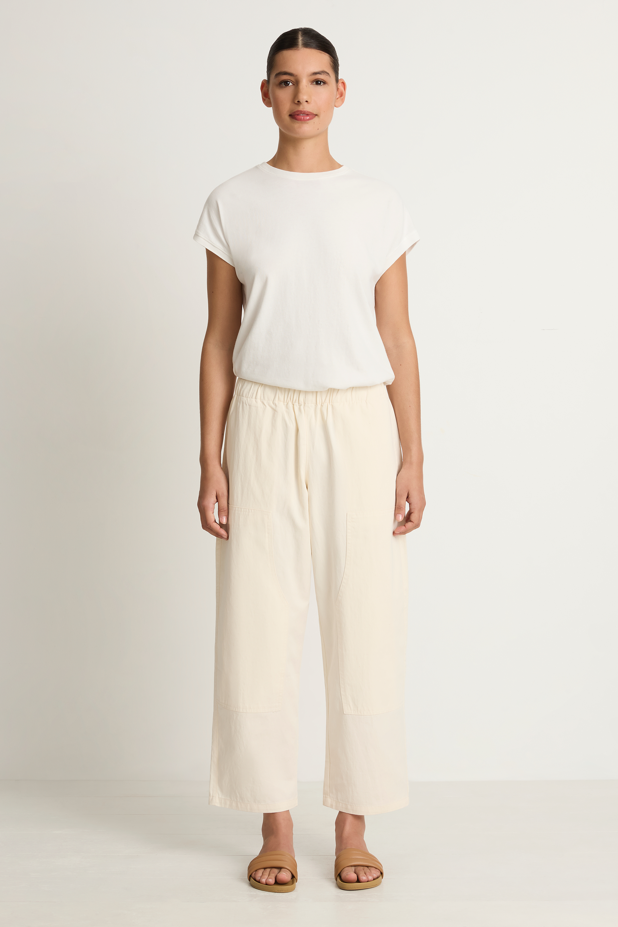 Le Bon Shoppe Gardener's Pants - Ecru