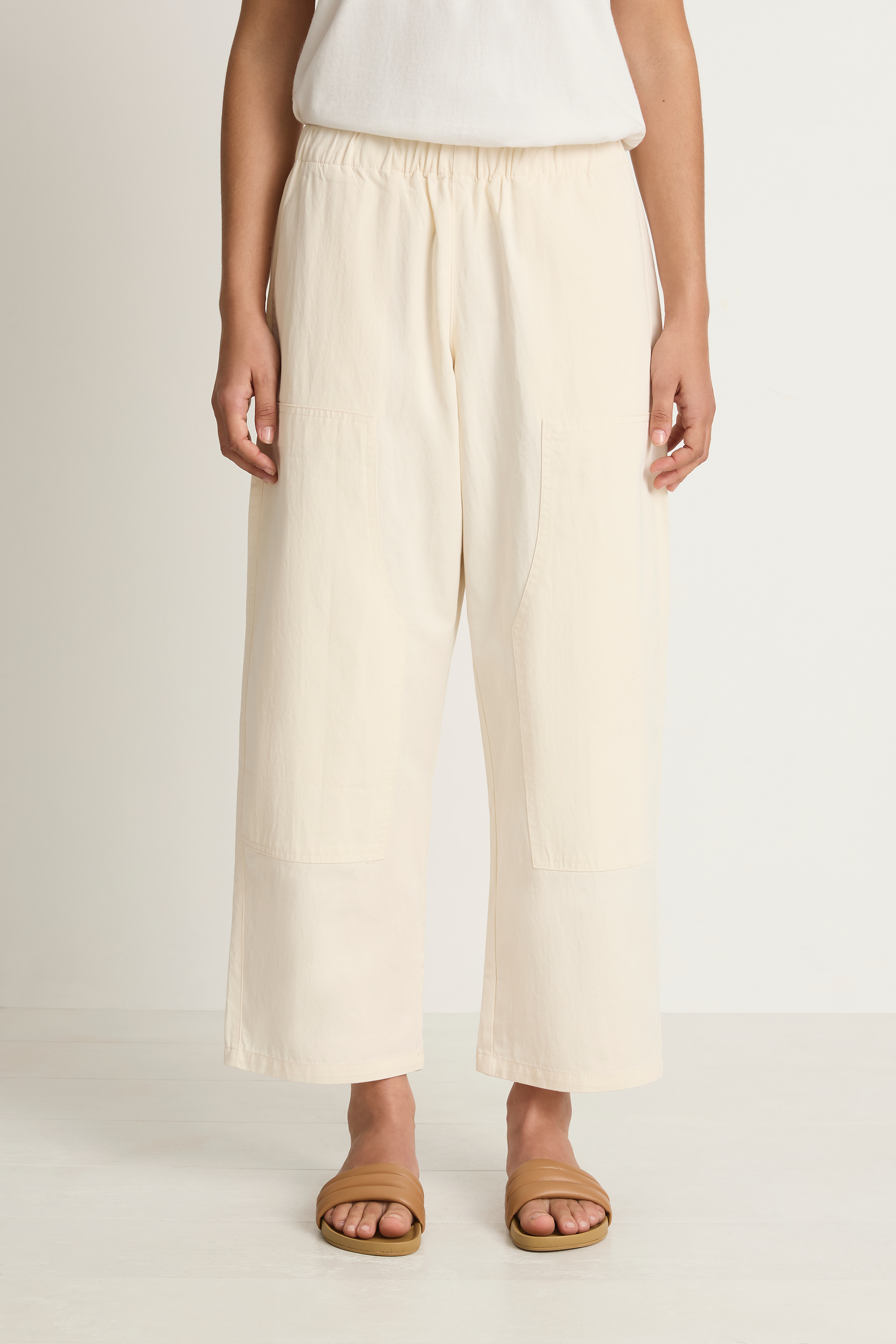 Le Bon Shoppe Gardener's Pants - Ecru