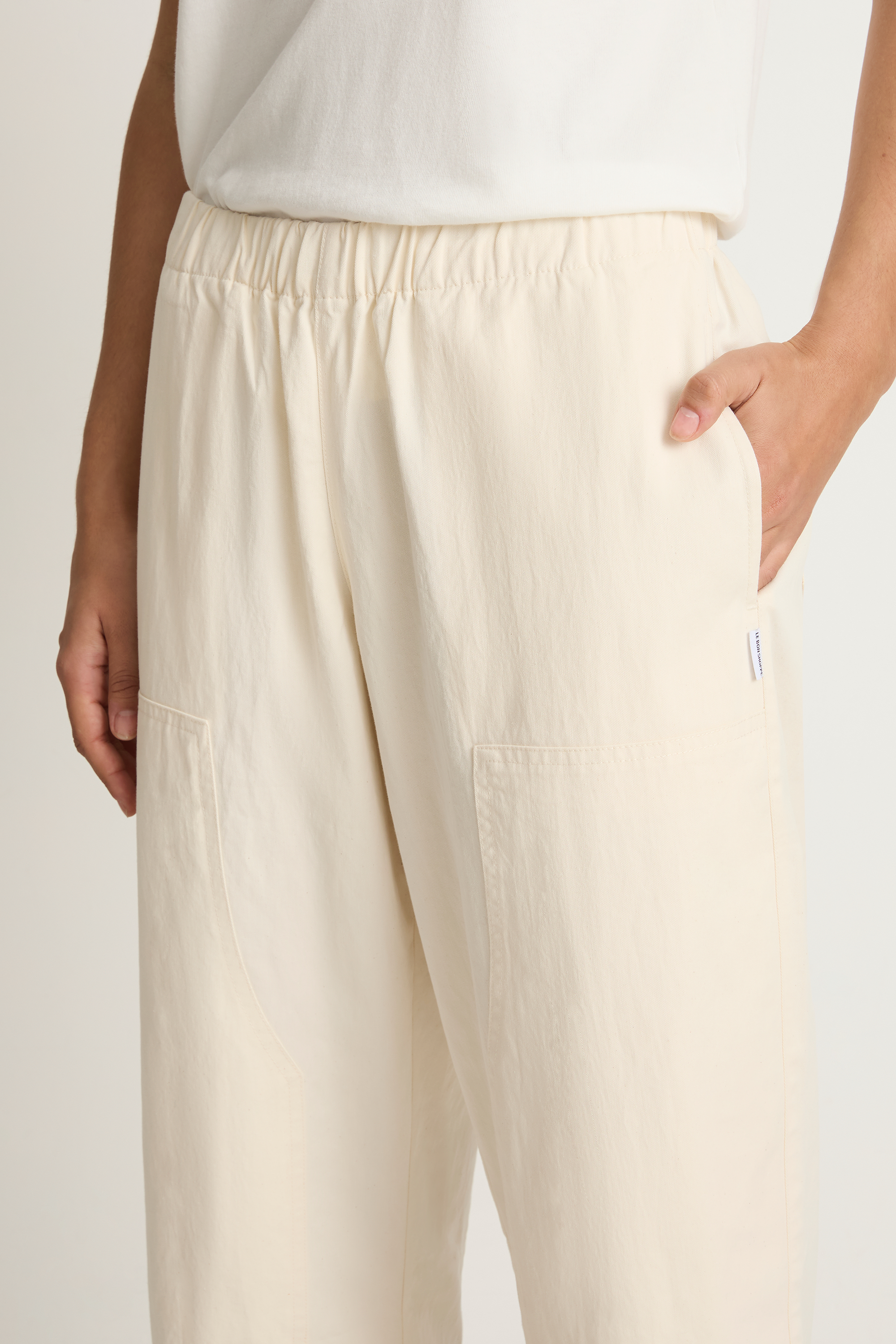 Le Bon Shoppe Gardener's Pants - Ecru