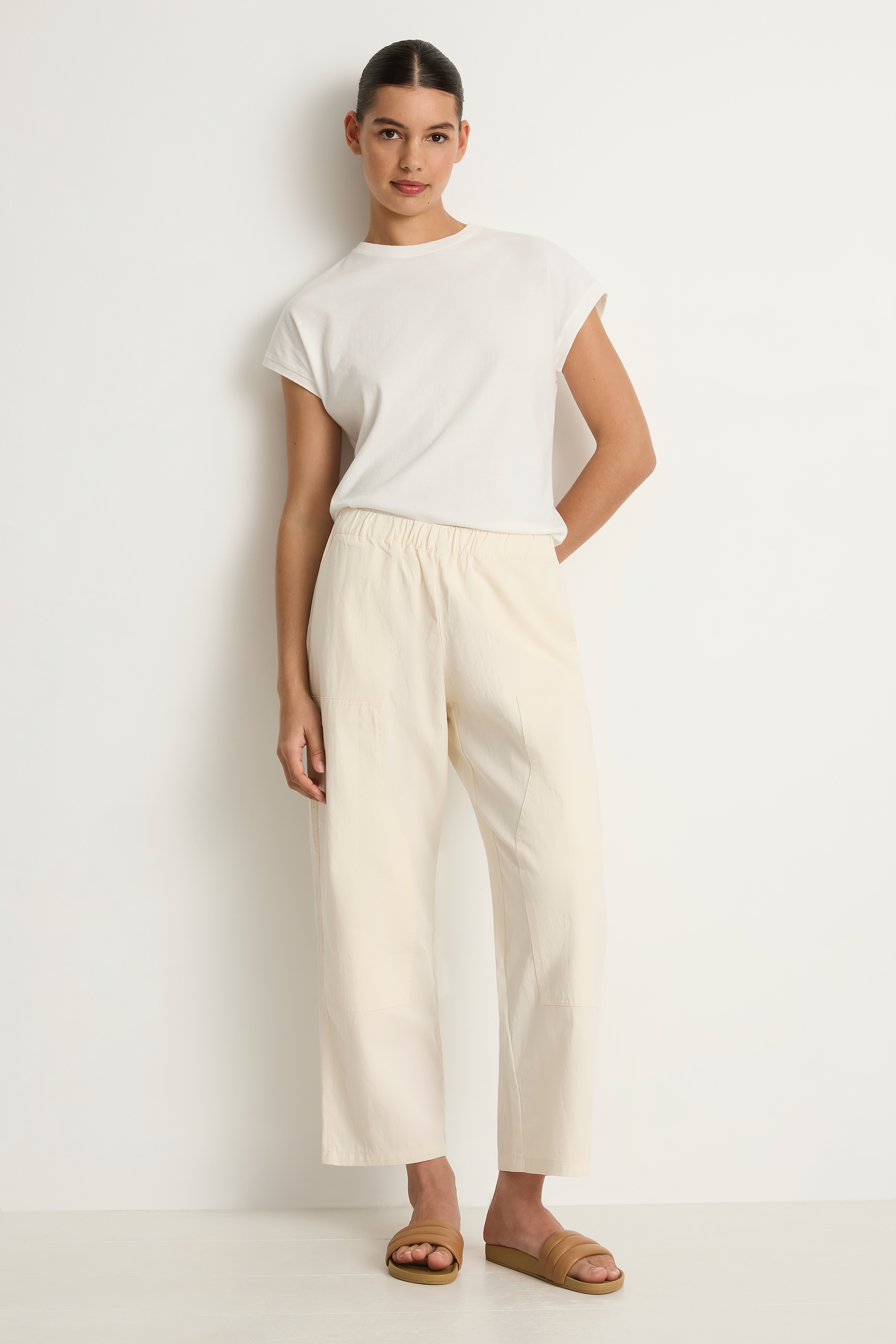 Le Bon Shoppe Gardener's Pants - Ecru