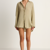 MIKOH Noto Shirt & Reyna Shorts - Oyster