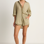 MIKOH Noto Shirt & Reyna Shorts - Oyster