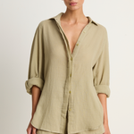 MIKOH Noto Shirt & Reyna Shorts - Oyster