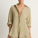 MIKOH Noto Shirt & Reyna Shorts - Oyster