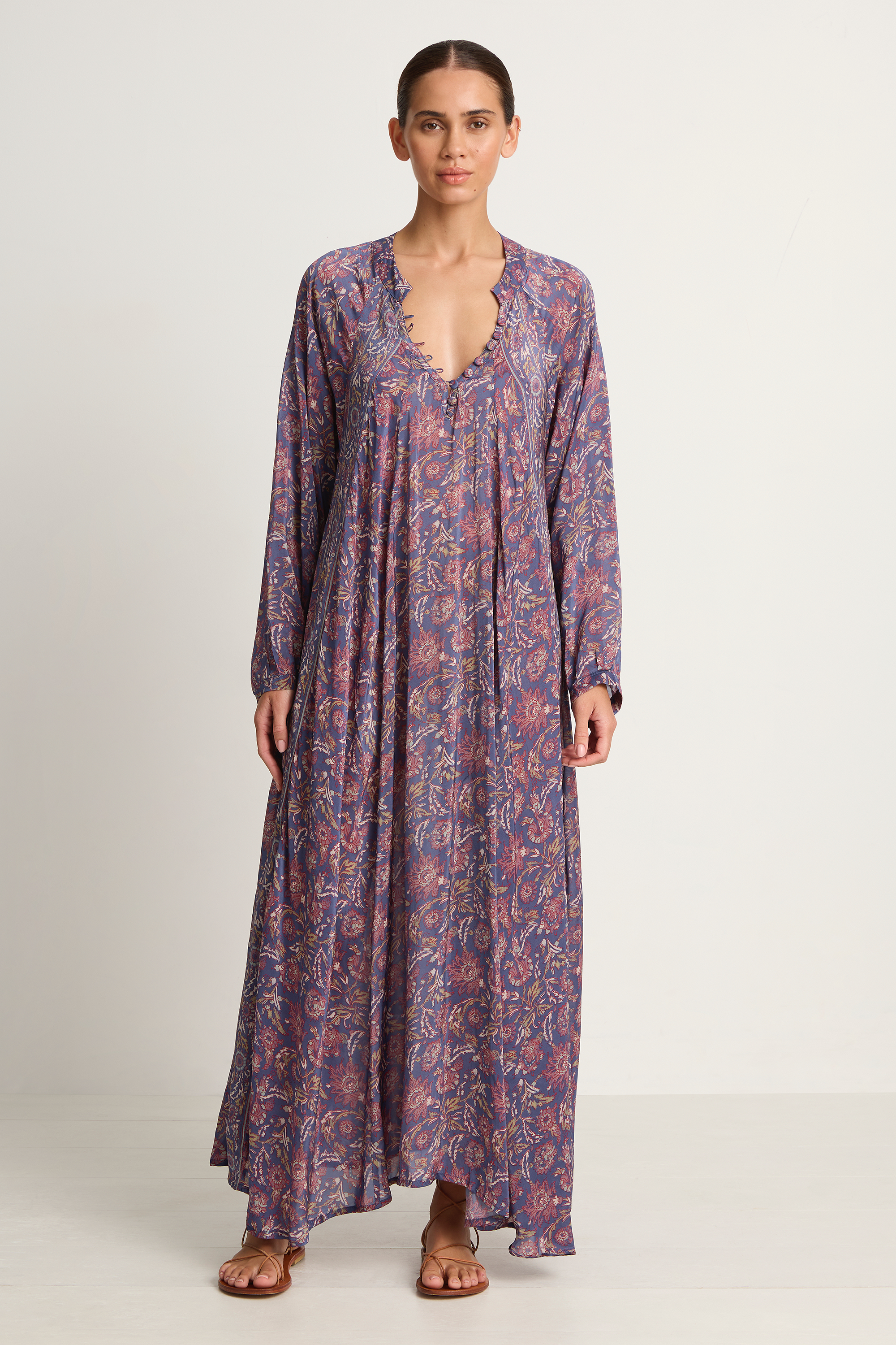 Natalie Martin Fiore Maxi - Artichoke Mariner