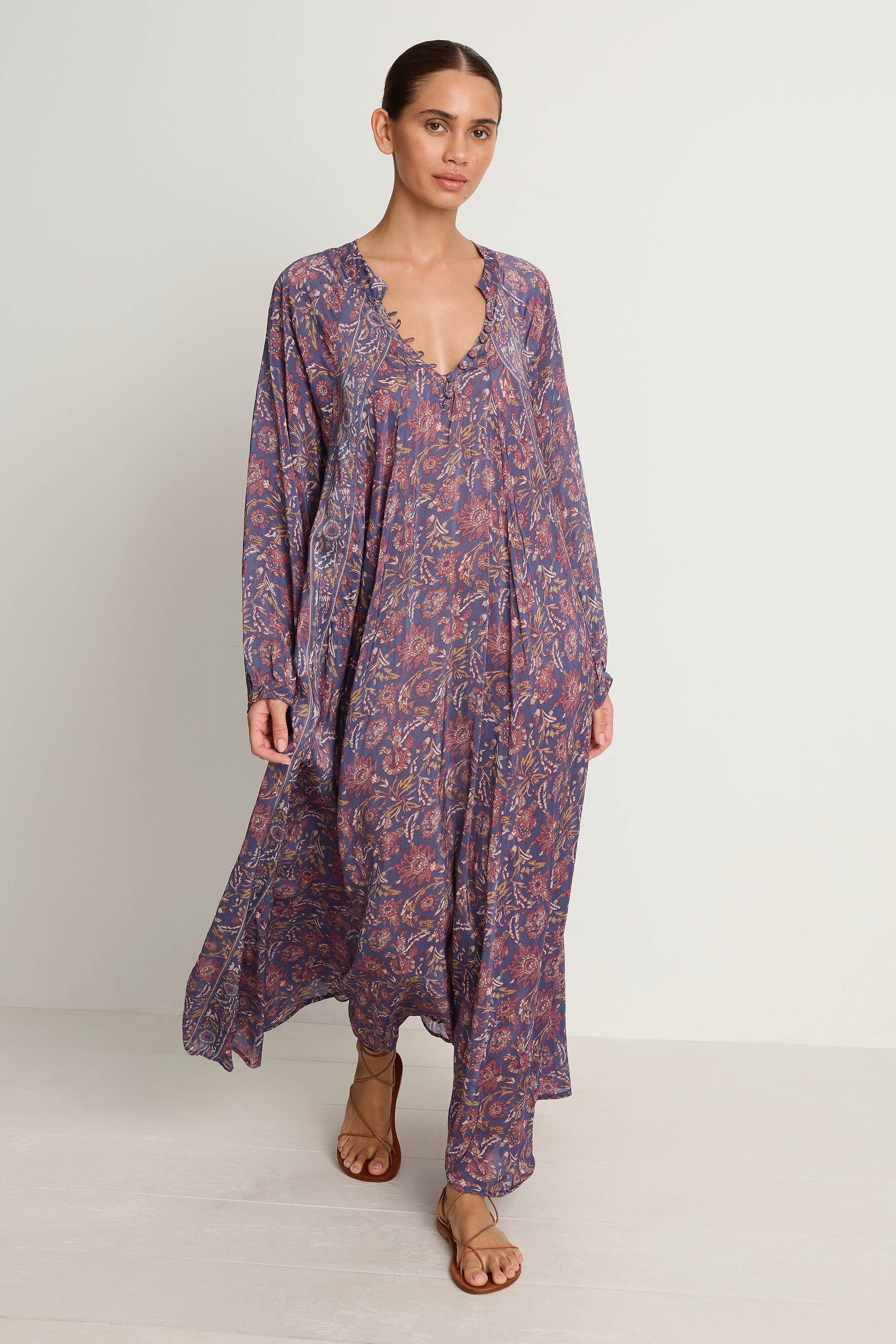 Natalie Martin Fiore Maxi - Artichoke Mariner