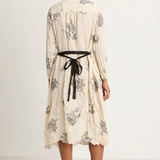 Pas De Calais Friends Of The Forest Print Dress - Natural