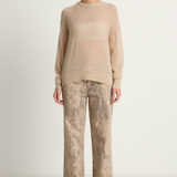 Apiece Apart Softest Tissue Weight Sweater - Sand