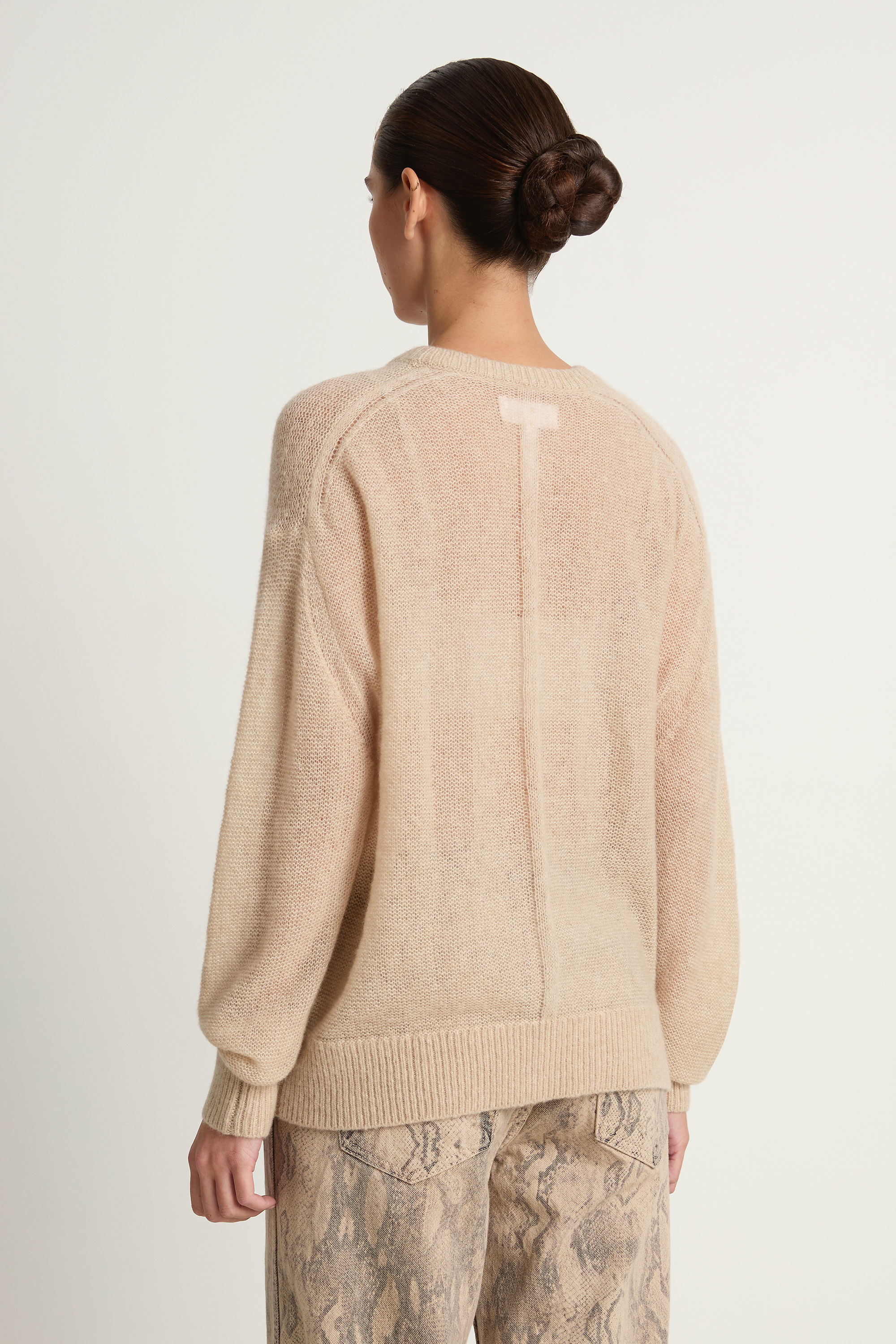 Apiece Apart Softest Tissue Weight Sweater - Sand