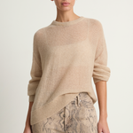Apiece Apart Softest Tissue Weight Sweater - Sand