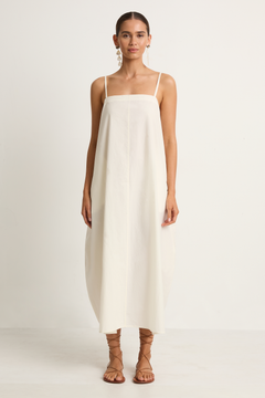 BONDI BORN Kyoto Cocoon Camisole Dress - Natural