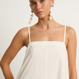 BONDI BORN Kyoto Cocoon Camisole Dress - Natural