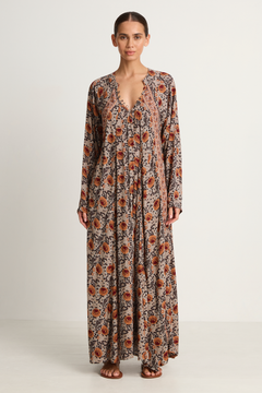 Natalie Martin Fiore Maxi - Vintage Flowers Slate