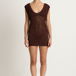 Bond-Eye Hayes Mini Dress - Walnut