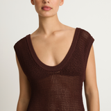 Bond-Eye Hayes Mini Dress - Walnut