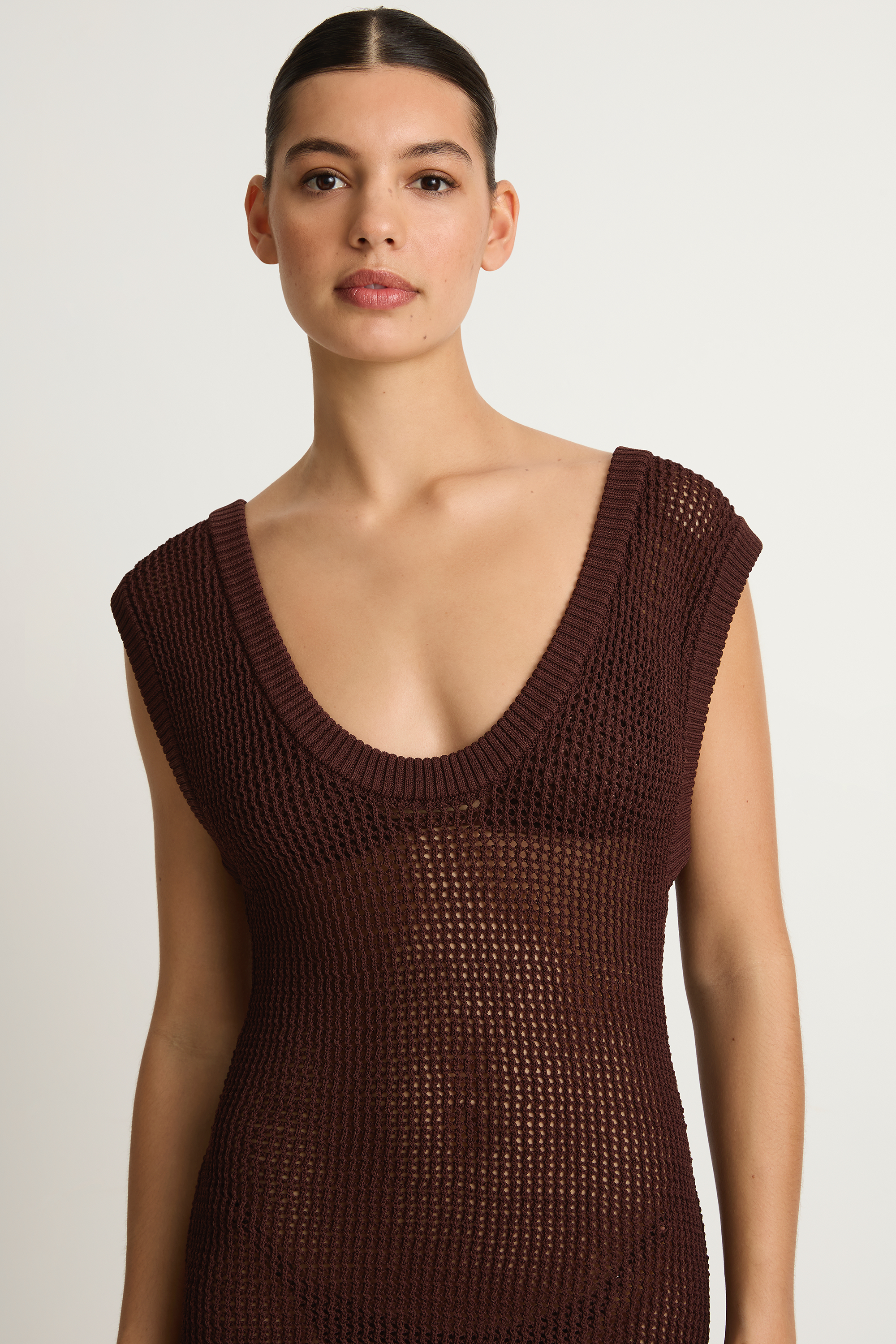 Bond-Eye Hayes Mini Dress - Walnut