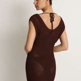 Bond-Eye Hayes Mini Dress - Walnut
